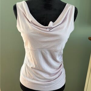 Y2K Express Light Blush Silk Top